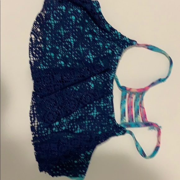 Kids blue bikini bathing suit - Picture 3 of 5